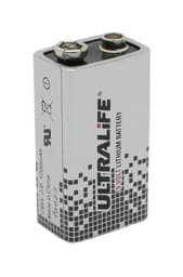 Bild von Ultralife 9V Lithium Batterie E-Block U9VL-J-P 1200mAh Lithium Block Batterie 10 Jahre für Rauchmelder