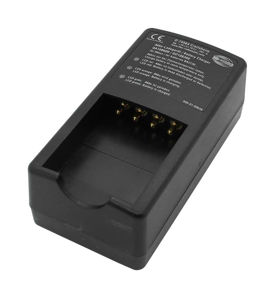 Bild von Original-Ladegerät HBC QA108600 passend für HBC BA223031