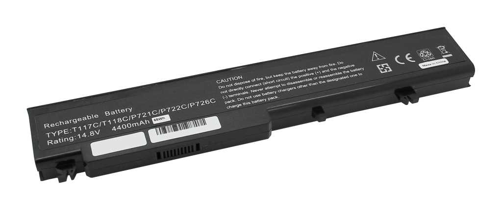 Bild von Laptopakku LiIon 14,8V 4400mAh 65Wh schwarz ersetzt Dell P722C