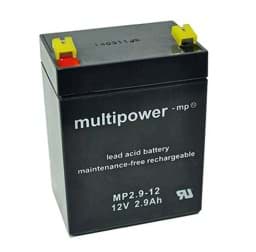 Zeige Details für Multipower MP2.9-12 12V 2,9Ah 4,8mm Faston passend für Hill-Rom Viking M Bild von Multipower MP2.9-12 12V 2,9Ah 4,8mm Faston passend für Hill-Rom Viking M