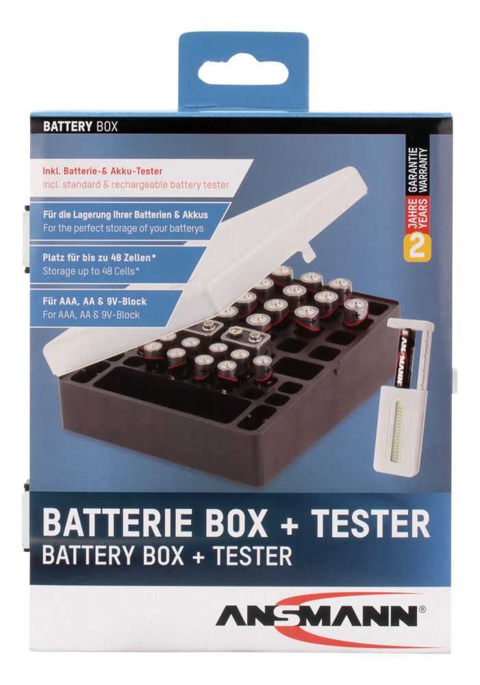 Bild von Ansmann Batteriebox 56 mit Batterietester