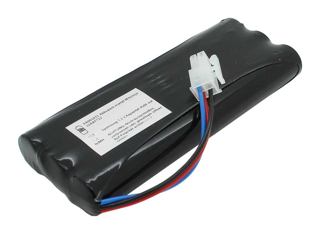 Bild von Akkupack NiMH 7,2V 4500 mAh ersetzt Mitutoyo 12AAF712 