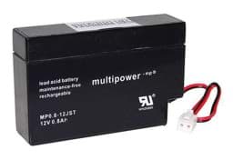 Zeige Details für Multipower MP0.8-12JST 12V 0,8Ah mit JST-Stecker passend für Schiller Cardiovit CS200 Bild von Multipower MP0.8-12JST 12V 0,8Ah mit JST-Stecker passend für Schiller Cardiovit CS200